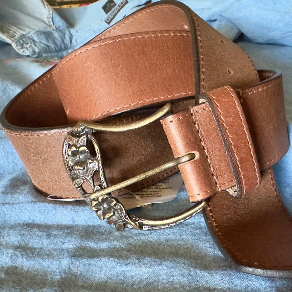 FREE PEOPLE Belt Cognac